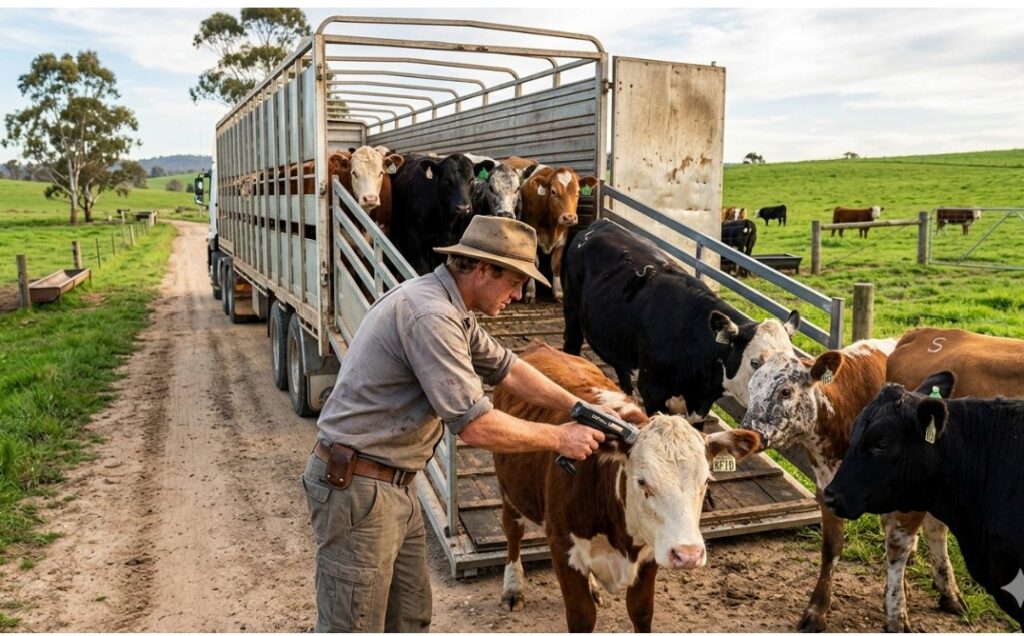 Smart Cattle Management via RFID and Mobile App