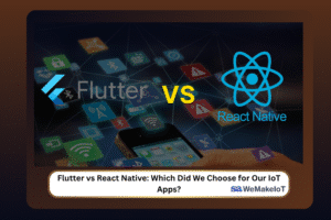 Flutter vs React Native app development by WeMakeIoT