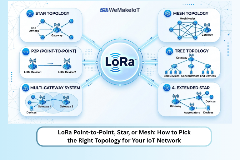 LoRa Point-to-Point, Star, or Mesh: How to Pick the Right Topology for Your IoT Network